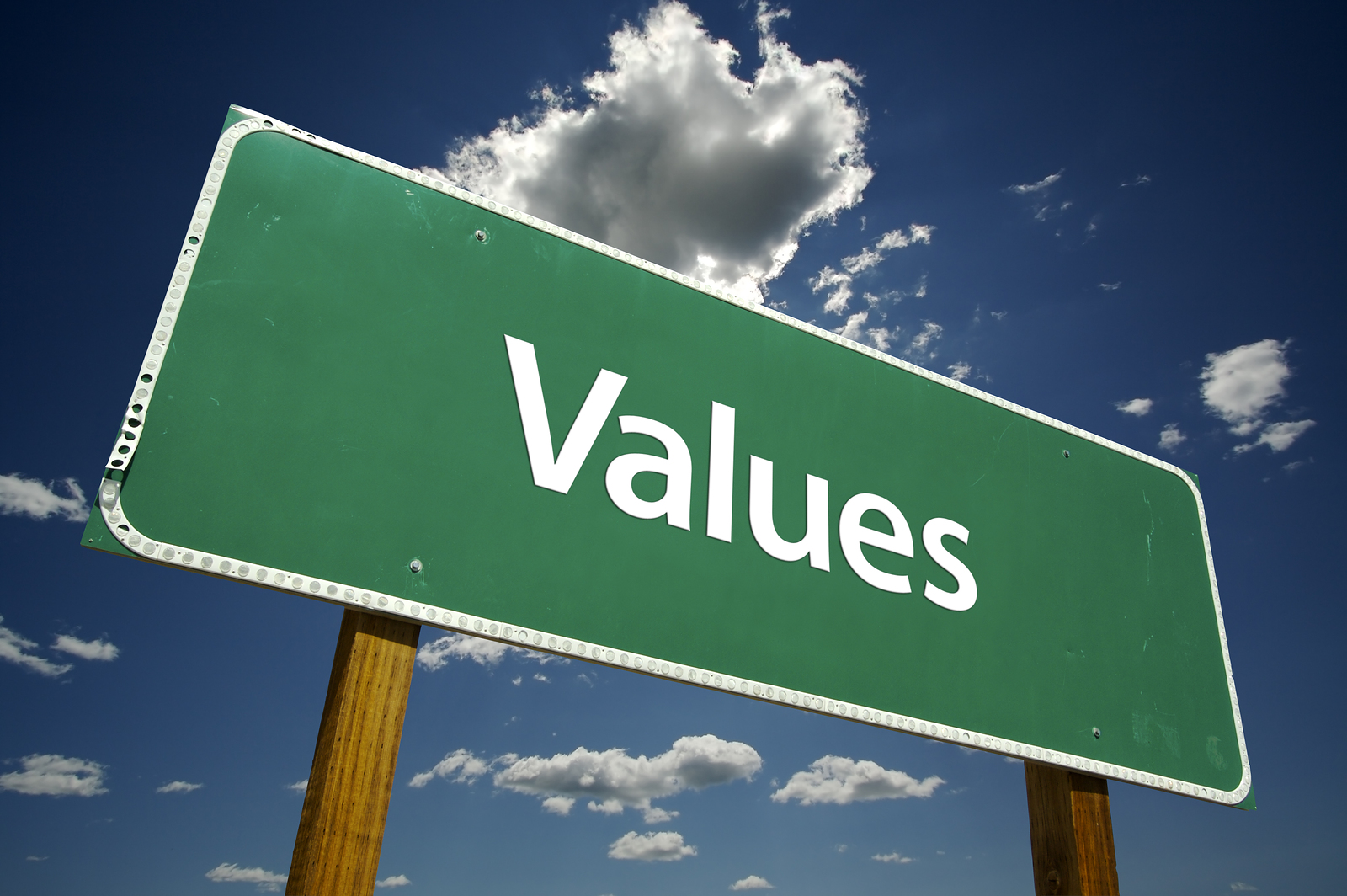 Values-Road-Sign